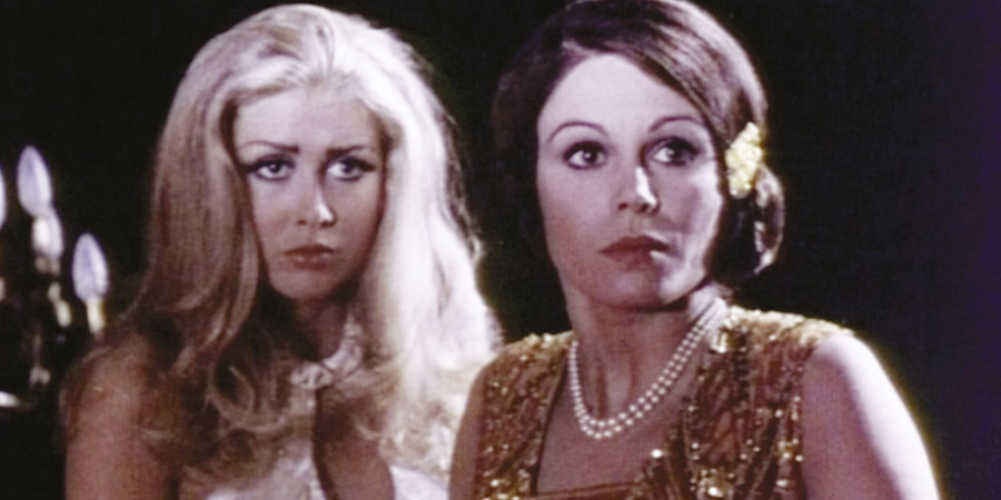 Games That Lovers Play. Image shows from L to R: Constance Chatterley (Penny Brahms), Fanny Hill (Joanna Lumley). Copyright: Border Films. Games That Lovers Play. Image shows from L to R: Constance Chatterley (Penny Brahms), Fanny Hill (Joanna Lumley). Copyright: Border Films.