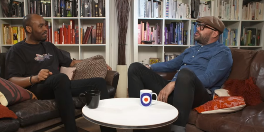 Getting Animated. Image shows from L to R: Dane Baptiste, Tom Davis. Getting Animated. Image shows from L to R: Dane Baptiste, Tom Davis.