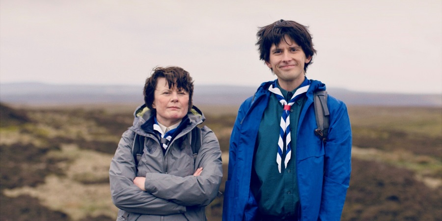 God's Own County. Image shows from L to R: Jackie (Monica Dolan), Kieran (Kieran Hodgson). God's Own County. Image shows from L to R: Jackie (Monica Dolan), Kieran (Kieran Hodgson).