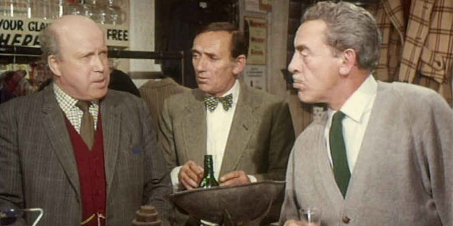 Gold Is Where You Find It. Image shows from L to R: Billy Ryan (Patrick McAlinney), Pader Murphy (Sam Kydd), Tyg McMahon (Eddie Byrne). Gold Is Where You Find It. Image shows from L to R: Billy Ryan (Patrick McAlinney), Pader Murphy (Sam Kydd), Tyg McMahon (Eddie Byrne).