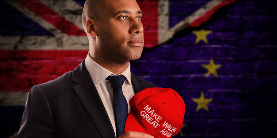 The Great Welsh Brexit Road Trip. Martin George (Leroy Brito). Copyright: Zipline Creative. The Great Welsh Brexit Road Trip. Martin George (Leroy Brito). Copyright: Zipline Creative.