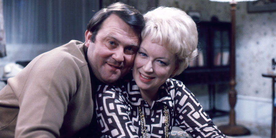 Happy Ever After. Image shows from L to R: Terry Fletcher (Terry Scott), June Fletcher (June Whitfield). Copyright: BBC. Happy Ever After. Image shows from L to R: Terry Fletcher (Terry Scott), June Fletcher (June Whitfield). Copyright: BBC.