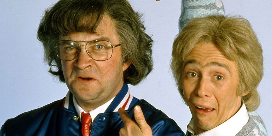 Harry Enfield's Television Programme. Image shows from L to R: Harry Enfield, Paul Whitehouse. Copyright: Hat Trick Productions. Harry Enfield's Television Programme. Image shows from L to R: Harry Enfield, Paul Whitehouse. Copyright: Hat Trick Productions.