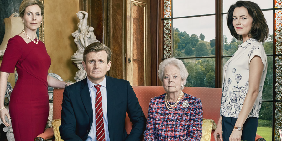 Henry IX. Image shows from L to R: Queen Katerina (Sally Phillips), King Henry (Charles Edwards), Queen Charlotte (Annette Crosbie), Serena (Kara Tointon). Henry IX. Image shows from L to R: Queen Katerina (Sally Phillips), King Henry (Charles Edwards), Queen Charlotte (Annette Crosbie), Serena (Kara Tointon).