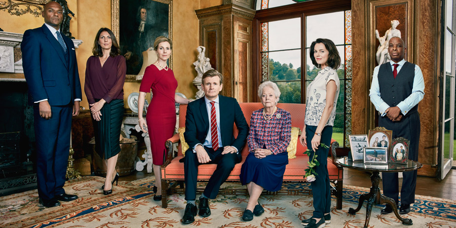 Henry IX. Image shows from L to R: Franny (Colin Salmon), Lady Leonora (Gina Bellman), Queen Katerina (Sally Phillips), King Henry (Charles Edwards), Queen Charlotte (Annette Crosbie), Serena (Kara Tointon), Gilbert (Don Warrington). Henry IX. Image shows from L to R: Franny (Colin Salmon), Lady Leonora (Gina Bellman), Queen Katerina (Sally Phillips), King Henry (Charles Edwards), Queen Charlotte (Annette Crosbie), Serena (Kara Tointon), Gilbert (Don Warrington).