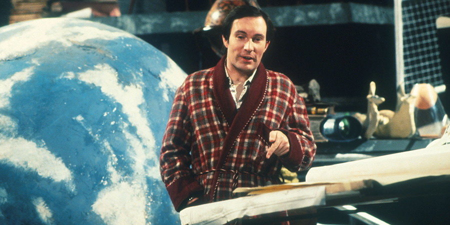 The Hitchhiker's Guide To The Galaxy. Arthur Dent (Simon Jones). Copyright: BBC. The Hitchhiker's Guide To The Galaxy. Arthur Dent (Simon Jones). Copyright: BBC.