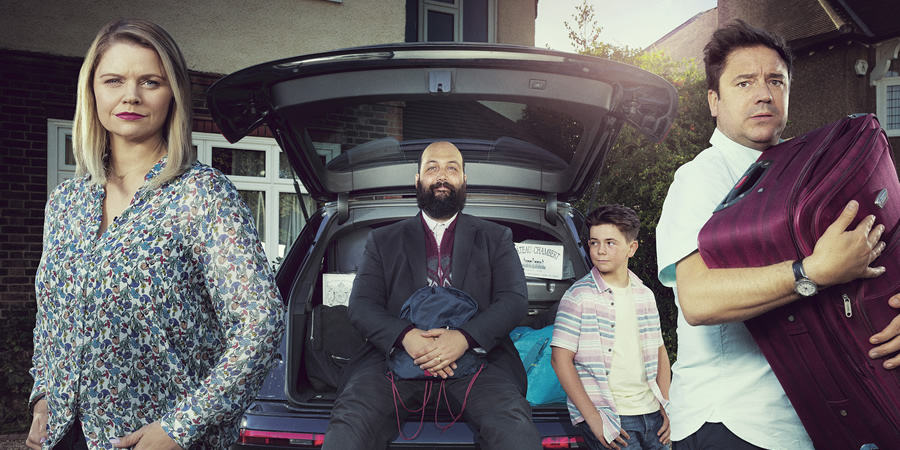 Home. Image shows from L to R: Katy (Rebekah Staton), Sami (Youssef Kerkour), John (Oaklee Pendergast), Peter (Rufus Jones). Home. Image shows from L to R: Katy (Rebekah Staton), Sami (Youssef Kerkour), John (Oaklee Pendergast), Peter (Rufus Jones).