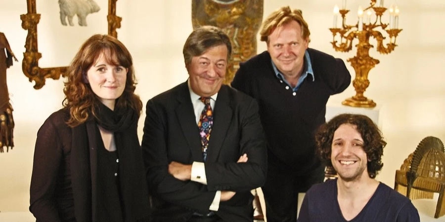 Horrible Histories With Stephen Fry. Image shows from L to R: Caroline Norris, Stephen Fry, Unknown, Greg Jenner. Horrible Histories With Stephen Fry. Image shows from L to R: Caroline Norris, Stephen Fry, Unknown, Greg Jenner.