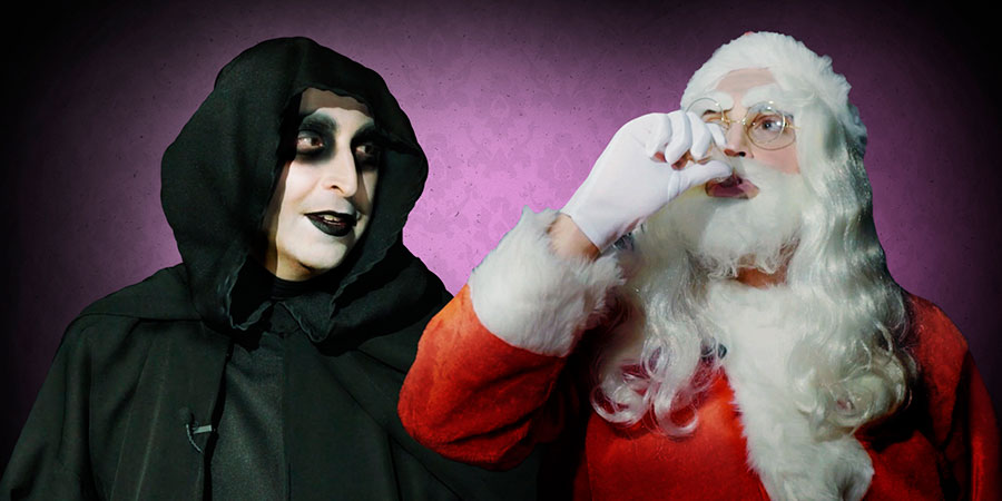 How To Date A Magical Creature. Image shows from L to R: Death (Jonah Fazel), Santa (Jonah Fazel). How To Date A Magical Creature. Image shows from L to R: Death (Jonah Fazel), Santa (Jonah Fazel).