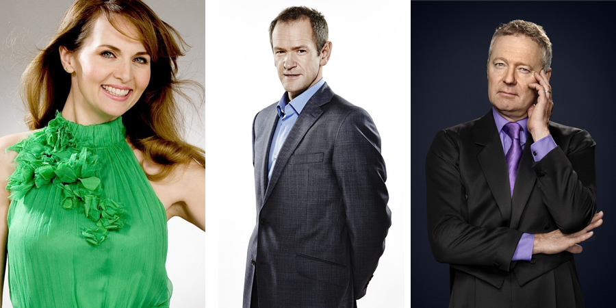The Imitation Game. Image shows from L to R: Debra Stephenson, Alexander Armstrong, Rory Bremner. The Imitation Game. Image shows from L to R: Debra Stephenson, Alexander Armstrong, Rory Bremner.
