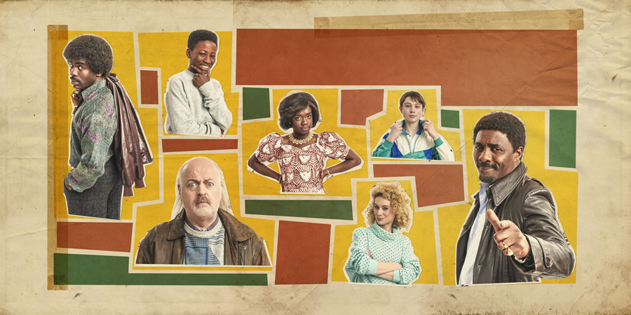 In The Long Run. Image shows from L to R: Valentine (Jimmy Akingbola), Bagpipes (Bill Bailey), Kobna (Sammy Kamara), Agnes (Madeline Appiah), Kirsty (Kellie Shirley), Dean (Mattie Boys), Walter (Idris Elba). In The Long Run. Image shows from L to R: Valentine (Jimmy Akingbola), Bagpipes (Bill Bailey), Kobna (Sammy Kamara), Agnes (Madeline Appiah), Kirsty (Kellie Shirley), Dean (Mattie Boys), Walter (Idris Elba).
