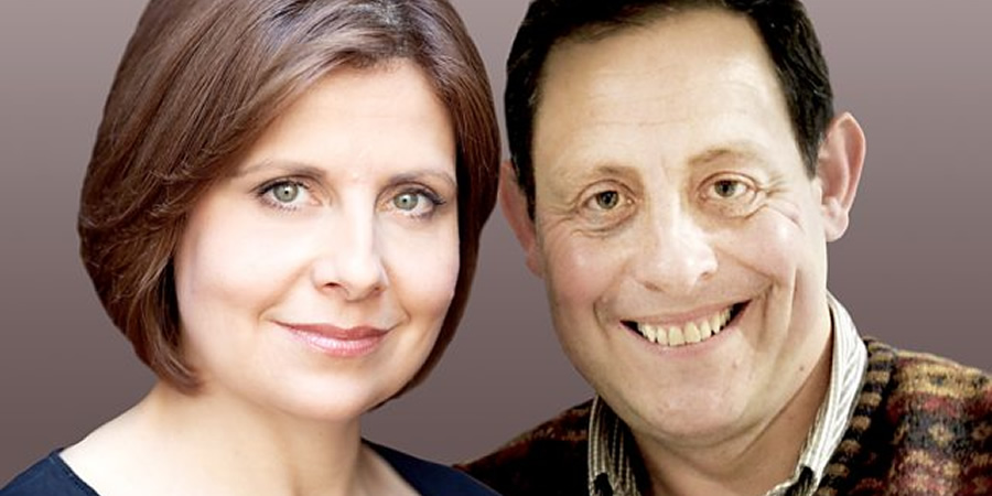 Jack & Millie. Image shows from L to R: Millie (Rebecca Front), Jack (Jeremy Front). Copyright: BBC. Jack & Millie. Image shows from L to R: Millie (Rebecca Front), Jack (Jeremy Front). Copyright: BBC.