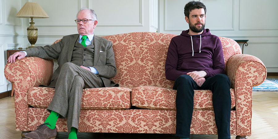 Jack Whitehall: Travels With My Father. Image shows from L to R: Michael Whitehall, Jack Whitehall. Copyright: Cave Bear Productions. Jack Whitehall: Travels With My Father. Image shows from L to R: Michael Whitehall, Jack Whitehall. Copyright: Cave Bear Productions.