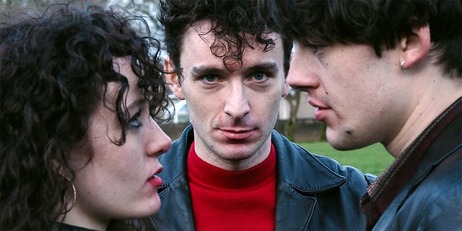 Jealous Alan. Image shows from L to R: Angela Hendry (Elysia Welch), Alan Anderson (Ryan Hunter), Stuart Cummings (Jack Stewart). Jealous Alan. Image shows from L to R: Angela Hendry (Elysia Welch), Alan Anderson (Ryan Hunter), Stuart Cummings (Jack Stewart).