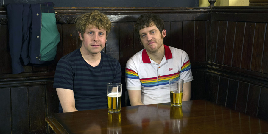 Josh. Image shows from L to R: Josh (Josh Widdicombe), Owen (Elis James). Copyright: BBC. Josh. Image shows from L to R: Josh (Josh Widdicombe), Owen (Elis James). Copyright: BBC.