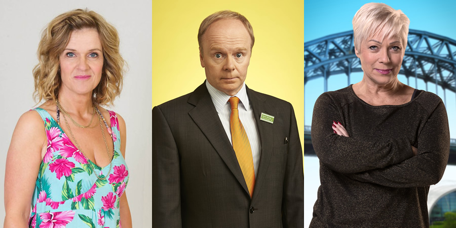 Image shows from L to R: Siobhan Finneran, Jason Watkins, Denise Welch. Image shows from L to R: Siobhan Finneran, Jason Watkins, Denise Welch.