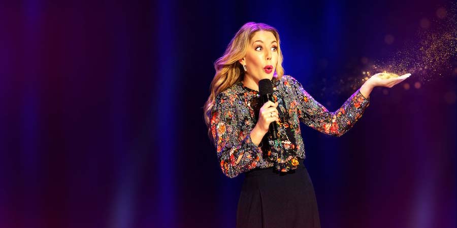 Katherine Ryan: Glitter Room. Katherine Ryan. Copyright: Netflix. Katherine Ryan: Glitter Room. Katherine Ryan. Copyright: Netflix.