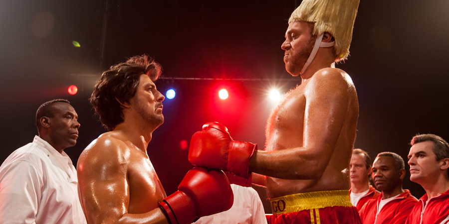 The Keith & Paddy Picture Show. Image shows from L to R: Rocky (Paddy McGuinness), Drago (Leigh Francis). Copyright: Talkback. The Keith & Paddy Picture Show. Image shows from L to R: Rocky (Paddy McGuinness), Drago (Leigh Francis). Copyright: Talkback.