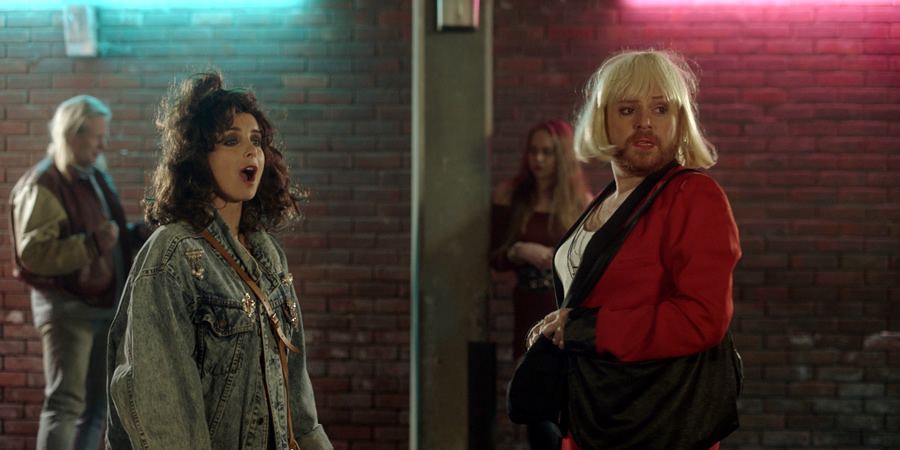 The Keith & Paddy Picture Show. Image shows from L to R: Kit (Louise Redknapp), Leigh Francis. Copyright: Talkback. The Keith & Paddy Picture Show. Image shows from L to R: Kit (Louise Redknapp), Leigh Francis. Copyright: Talkback.