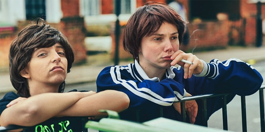 LADS. Image shows from L to R: Charlie (Katerina Robinson), Dave (Kat Ronson). LADS. Image shows from L to R: Charlie (Katerina Robinson), Dave (Kat Ronson).
