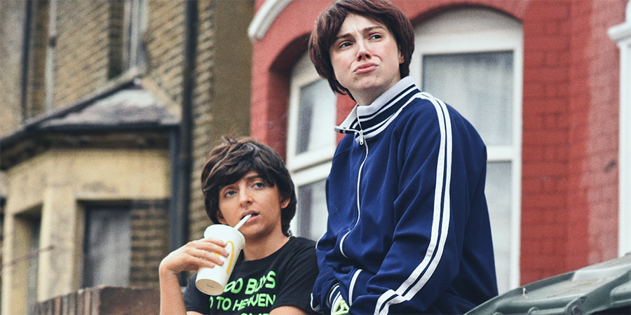 LADS. Image shows from L to R: Charlie (Katerina Robinson), Dave (Kat Ronson). LADS. Image shows from L to R: Charlie (Katerina Robinson), Dave (Kat Ronson).