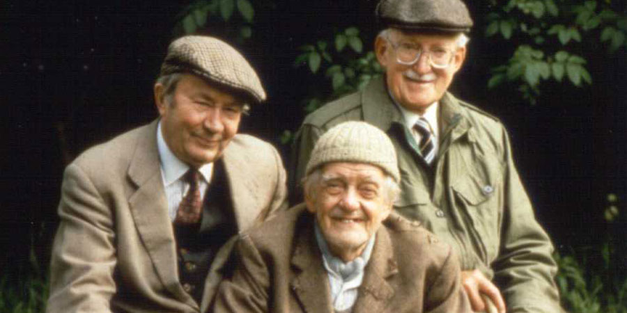 Last Of The Summer Wine. Image shows from L to R: Norman Clegg (Peter Sallis), William 'Compo' Simmonite (Bill Owen), Herbert 'Truly' Truelove (Frank Thornton). Copyright: BBC. Last Of The Summer Wine. Image shows from L to R: Norman Clegg (Peter Sallis), William 'Compo' Simmonite (Bill Owen), Herbert 'Truly' Truelove (Frank Thornton). Copyright: BBC.
