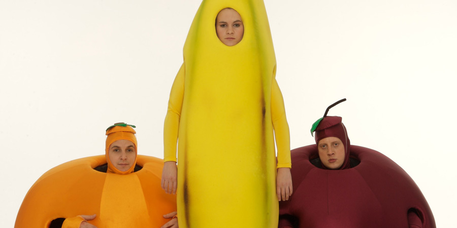 Laura, Ben And Him. Image shows from L to R: Ben Willbond, Laura Solon, Marek Larwood. Copyright: Avalon Television. Laura, Ben And Him. Image shows from L to R: Ben Willbond, Laura Solon, Marek Larwood. Copyright: Avalon Television.