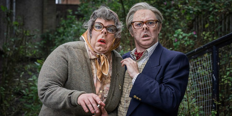 The League Of Gentlemen. Image shows from L to R: Tubbs (Steve Pemberton), Edward (Reece Shearsmith). Copyright: BBC. The League Of Gentlemen. Image shows from L to R: Tubbs (Steve Pemberton), Edward (Reece Shearsmith). Copyright: BBC.