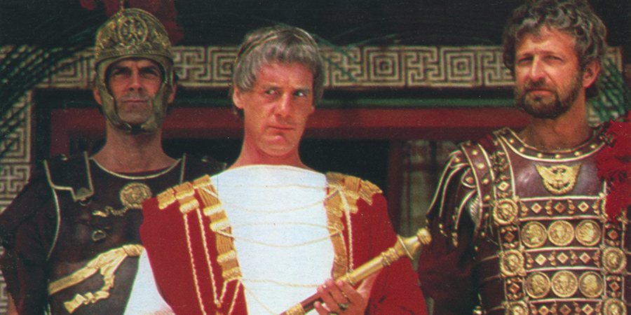 Monty Python's Life Of Brian. Image shows from L to R: John Cleese, Michael Palin, Graham Chapman. Copyright: Hand Made Films.