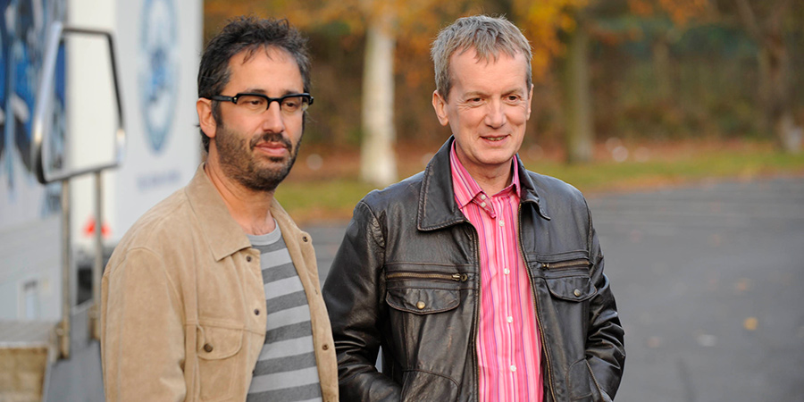 Little Crackers. Image shows from L to R: David Baddiel, Frank Skinner. Little Crackers. Image shows from L to R: David Baddiel, Frank Skinner.