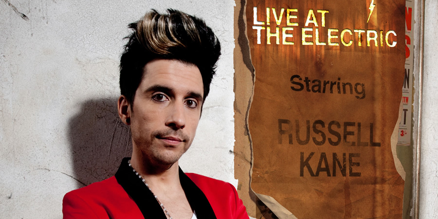 Live At The Electric. Russell Kane. Copyright: Avalon Television. Live At The Electric. Russell Kane. Copyright: Avalon Television.