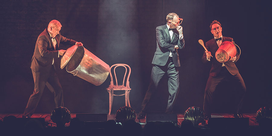 The League Of Gentlemen. Image shows from L to R: Dave Parkes (Steve Pemberton), Phil Proctor (Mark Gatiss), Ollie Plimsolls (Reece Shearsmith). Copyright: Aemen Sukkar. The League Of Gentlemen. Image shows from L to R: Dave Parkes (Steve Pemberton), Phil Proctor (Mark Gatiss), Ollie Plimsolls (Reece Shearsmith). Copyright: Aemen Sukkar.