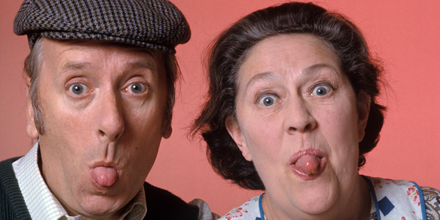 Lollipop Loves Mr. Mole. Image shows from L to R: Reg Robinson (Hugh Lloyd), Maggie Robinson (Peggy Mount). Copyright: Associated Television. Lollipop Loves Mr. Mole. Image shows from L to R: Reg Robinson (Hugh Lloyd), Maggie Robinson (Peggy Mount). Copyright: Associated Television.