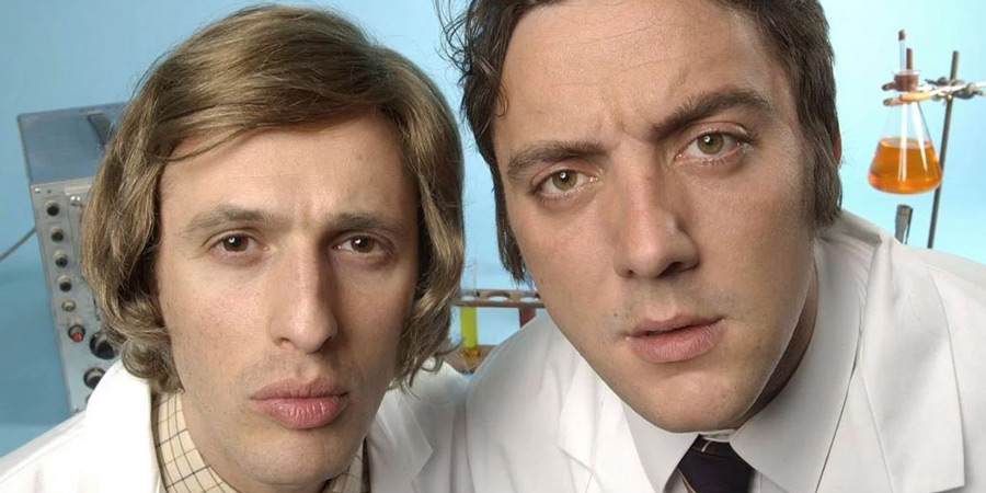 Look Around You. Image shows from L to R: Robert Popper, Peter Serafinowicz. Copyright: Talkback Productions. Look Around You. Image shows from L to R: Robert Popper, Peter Serafinowicz. Copyright: Talkback Productions.