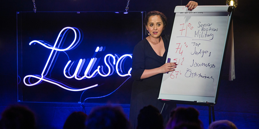 Luisa Omielan's Politics For Bitches. Luisa Omielan. Copyright: King Bert Productions. Luisa Omielan's Politics For Bitches. Luisa Omielan. Copyright: King Bert Productions.