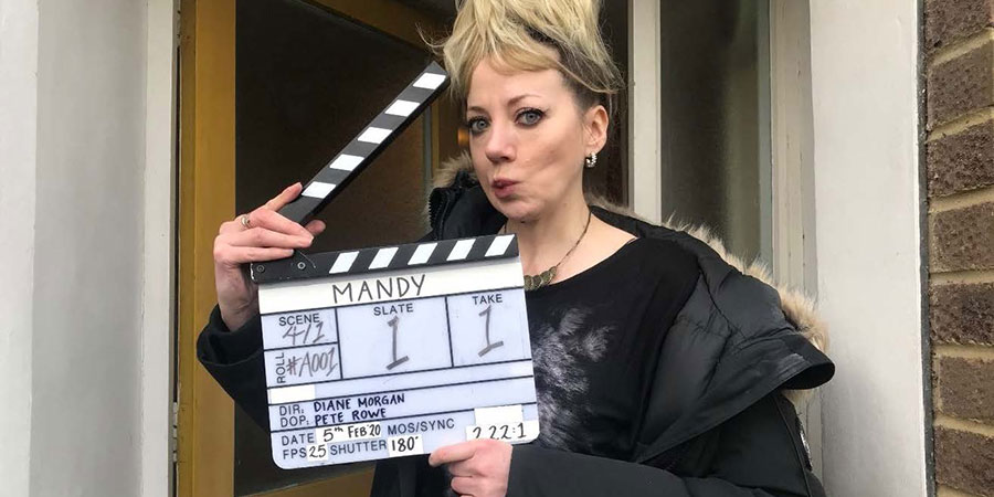 Mandy. Mandy (Diane Morgan). Copyright: BBC Studios. Mandy. Mandy (Diane Morgan). Copyright: BBC Studios.