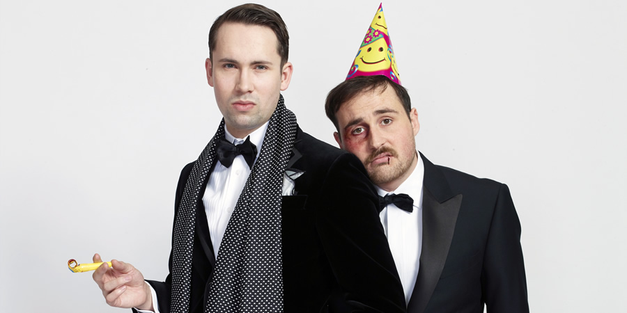 Max and Ivan, The Reunion - Live Show. Image shows from L to R: Max Olesker, Ivan Gonzalez. Copyright: Dan Burn. Max and Ivan, The Reunion - Live Show. Image shows from L to R: Max Olesker, Ivan Gonzalez. Copyright: Dan Burn.