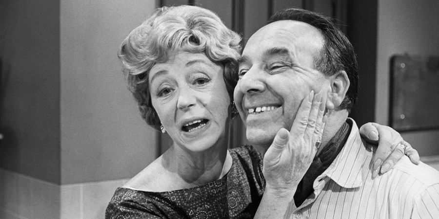 Meet The Wife. Image shows from L to R: Thora Blacklock (Thora Hird), Freddie Blacklock (Freddie Frinton). Copyright: BBC. Meet The Wife. Image shows from L to R: Thora Blacklock (Thora Hird), Freddie Blacklock (Freddie Frinton). Copyright: BBC.