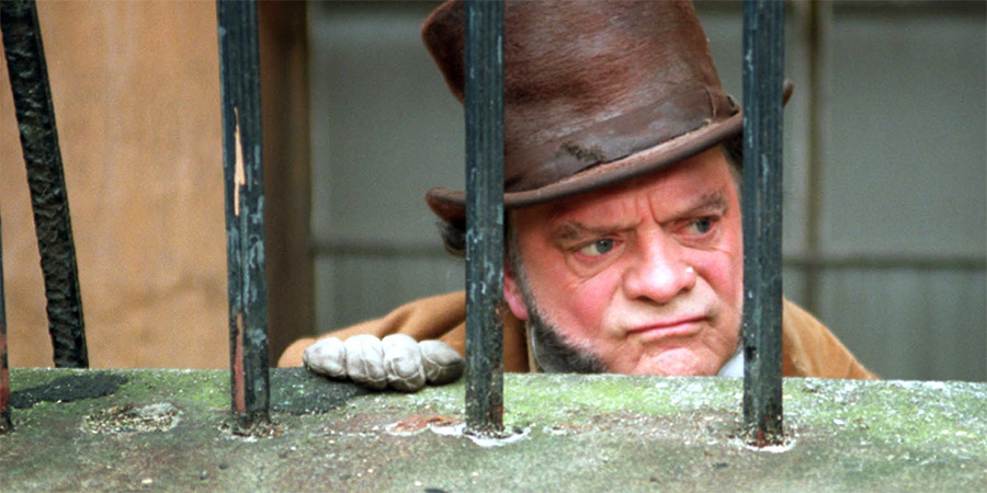 Micawber. Wilkins Micawber (David Jason). Copyright: Yorkshire Television. Micawber. Wilkins Micawber (David Jason). Copyright: Yorkshire Television.