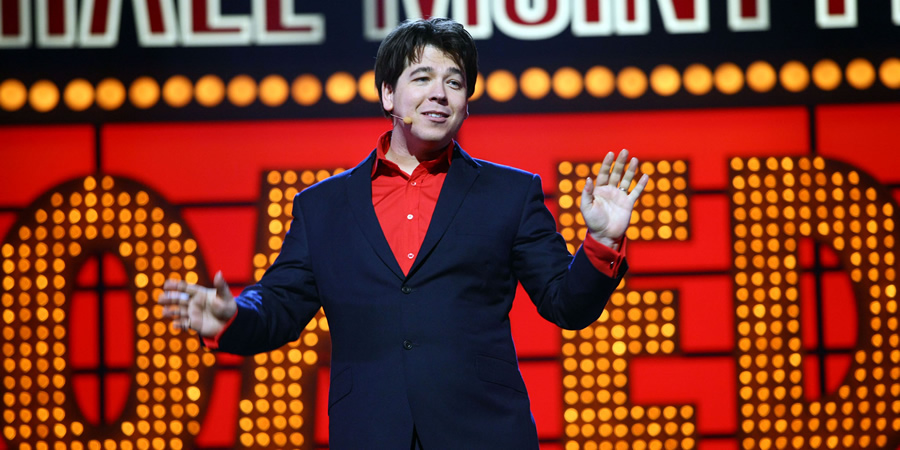 Michael McIntyre's Comedy Roadshow. Michael McIntyre. Copyright: Open Mike Productions. Michael McIntyre's Comedy Roadshow. Michael McIntyre. Copyright: Open Mike Productions.