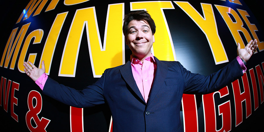 Michael McIntyre: Live & Laughing. Michael McIntyre. Copyright: Open Mike Productions. Michael McIntyre: Live & Laughing. Michael McIntyre. Copyright: Open Mike Productions.