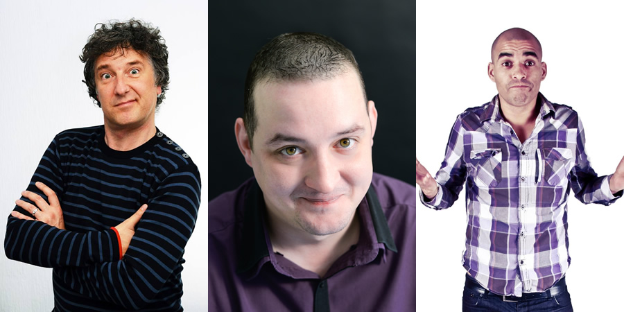 Image shows from L to R: Duncan Oakley, Barry Dodds, Masai Graham. Image shows from L to R: Duncan Oakley, Barry Dodds, Masai Graham.