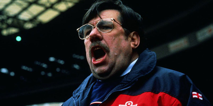 Mike Bassett: England Manager. Mike Bassett (Ricky Tomlinson). Copyright: Artists Independent Films. Mike Bassett: England Manager. Mike Bassett (Ricky Tomlinson). Copyright: Artists Independent Films.