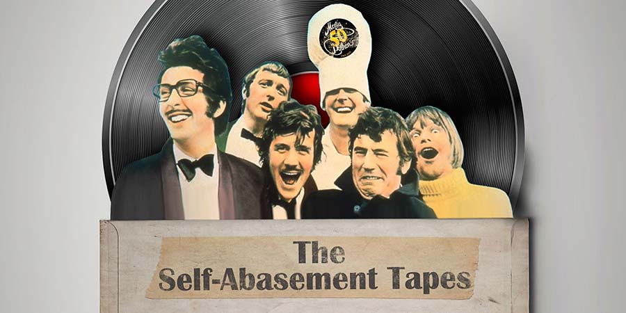 Monty Python At 50: The Self-Abasement Tapes. Image shows from L to R: Eric Idle, Graham Chapman, Michael Palin, John Cleese, Terry Jones, Terry Gilliam. Copyright: BBC. Monty Python At 50: The Self-Abasement Tapes. Image shows from L to R: Eric Idle, Graham Chapman, Michael Palin, John Cleese, Terry Jones, Terry Gilliam. Copyright: BBC.