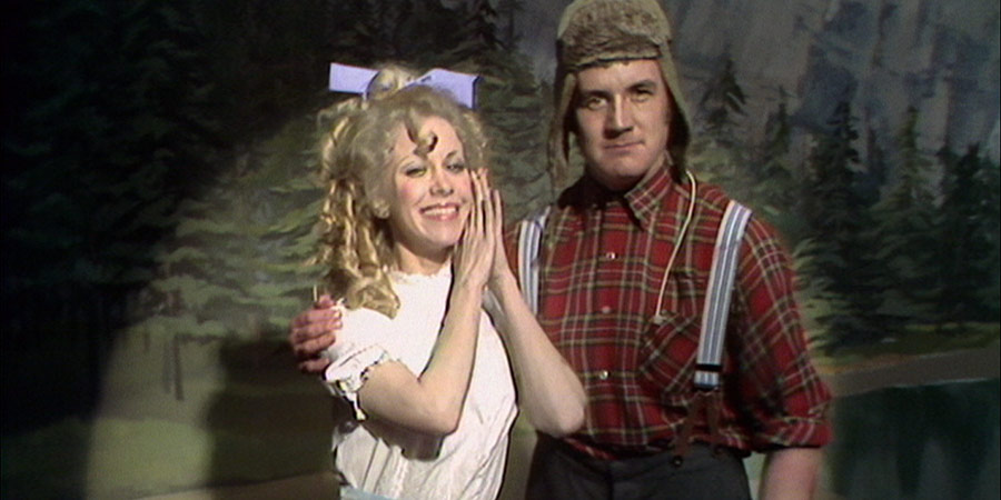 Monty Python's Flying Circus. Image shows from L to R: Best Girl (Connie Booth), Michael Palin. Copyright: BBC / Python (Monty) Pictures Ltd. Monty Python's Flying Circus. Image shows from L to R: Best Girl (Connie Booth), Michael Palin. Copyright: BBC / Python (Monty) Pictures Ltd.