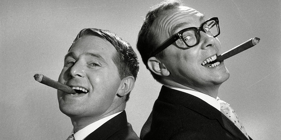 Morecambe & Wise: The Lost Tapes. Image shows from L to R: Ernie Wise, Eric Morecambe. Copyright: ITV. Morecambe & Wise: The Lost Tapes. Image shows from L to R: Ernie Wise, Eric Morecambe. Copyright: ITV.
