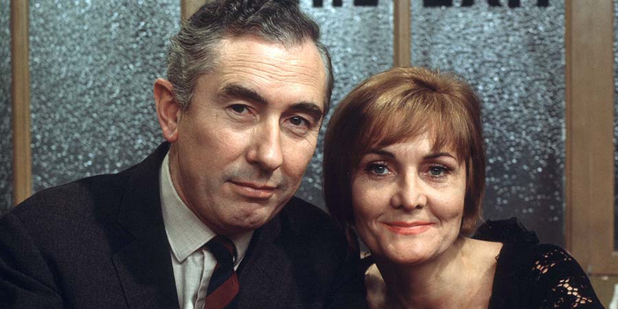 Mr Digby Darling. Image shows from L to R: Roland Digby (Peter Jones), Thelma Teesdale (Sheila Hancock). Copyright: Yorkshire Television / Rex. Mr Digby Darling. Image shows from L to R: Roland Digby (Peter Jones), Thelma Teesdale (Sheila Hancock). Copyright: Yorkshire Television / Rex.