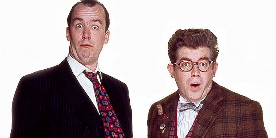 Mr. Don And Mr. George. Image shows from L to R: George McDiarmid (Jack Docherty), Donald McDiarmid (Moray Hunter). Copyright: ABsoLuTeLy Productions. Mr. Don And Mr. George. Image shows from L to R: George McDiarmid (Jack Docherty), Donald McDiarmid (Moray Hunter). Copyright: ABsoLuTeLy Productions.