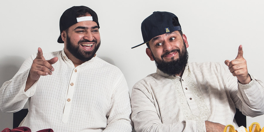 Muzlamic. Image shows from L to R: Aatif Nawaz, Ali Shahalom. Copyright: Matt Stronge. Muzlamic. Image shows from L to R: Aatif Nawaz, Ali Shahalom. Copyright: Matt Stronge.