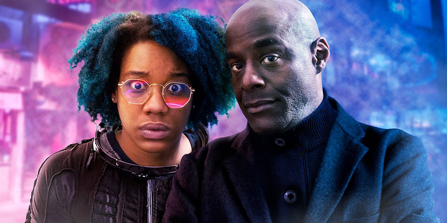 Napoleon Moon. Image shows from L to R: Cash (Kemah Bob), Napoleon Moon (Paterson Joseph). Copyright: BBC. Napoleon Moon. Image shows from L to R: Cash (Kemah Bob), Napoleon Moon (Paterson Joseph). Copyright: BBC.